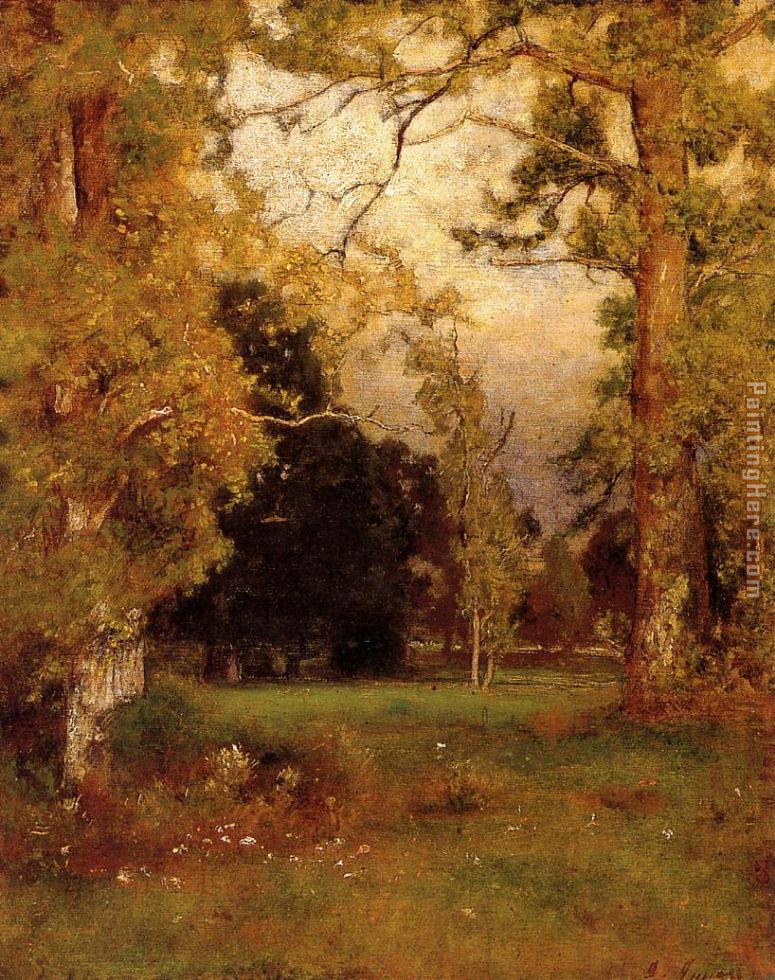 Late Afternoon painting - George Inness Late Afternoon art painting